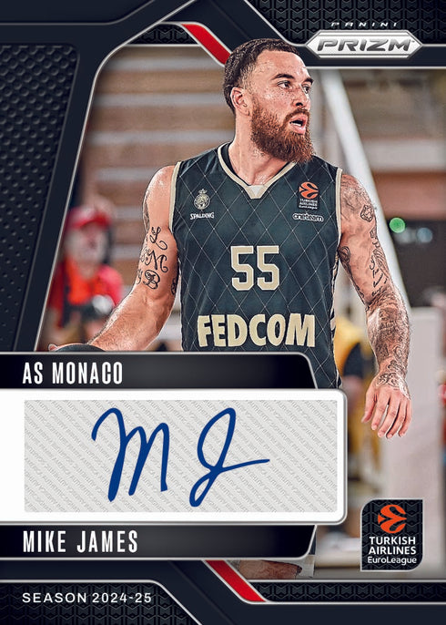 2025 PANINI PRIZM TURKISH AIRLINES EUROLEAGUE BASKETBALL